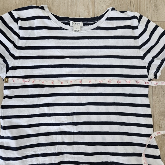 J. Crew Tie Back Top, Size Small, White with Navy Stripes - Picture 7 of 8